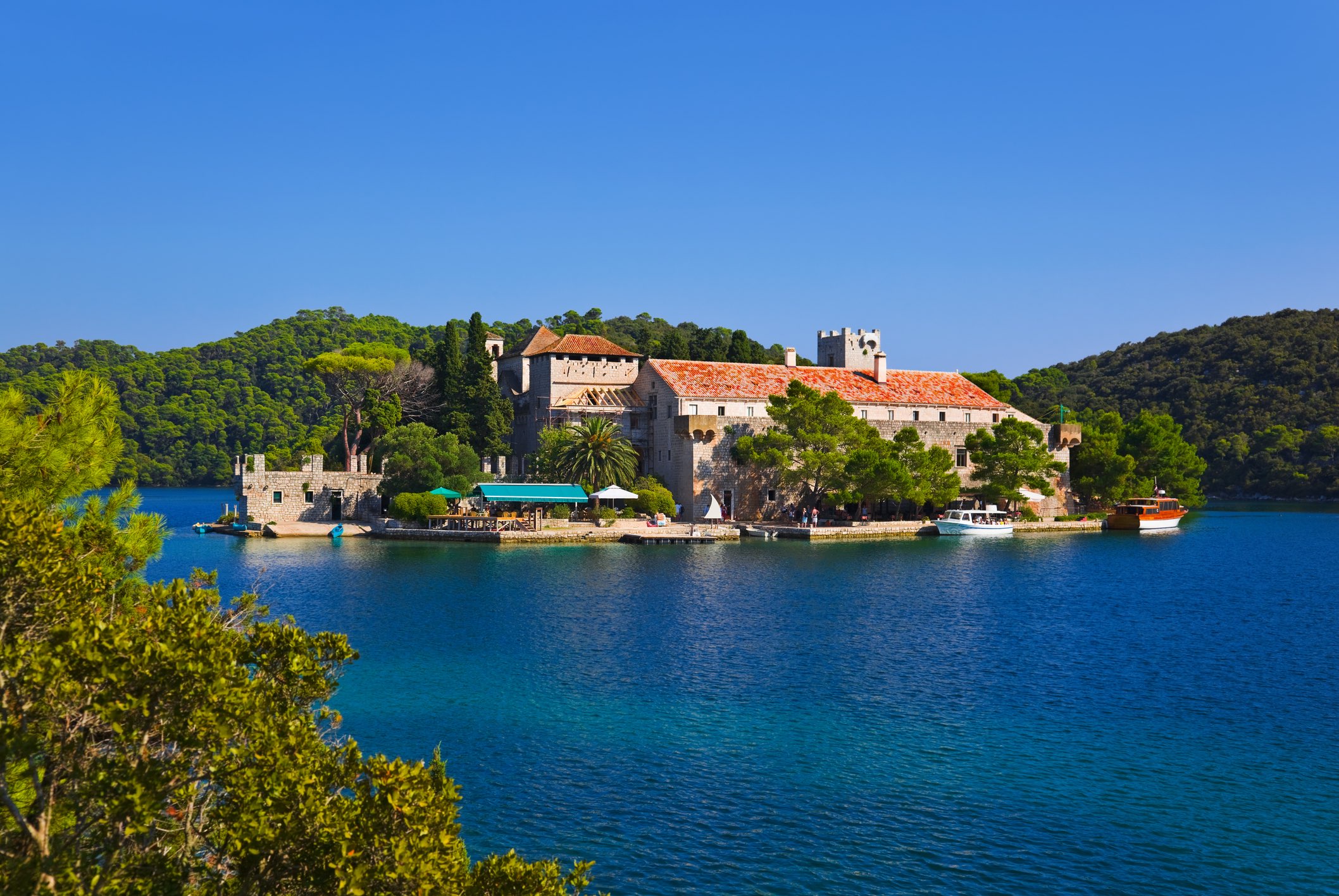St Mary's Lake, Mljet (Croatia Tourist Office)